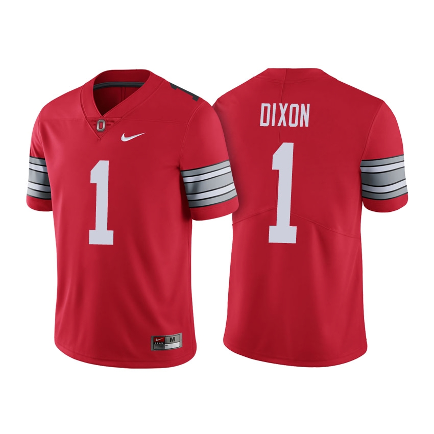 Ohio State Buckeyes Men's NCAA Johnnie Dixon #1 Scarlet 2018 Spring Game Limited College Football Jersey QPV5849EG